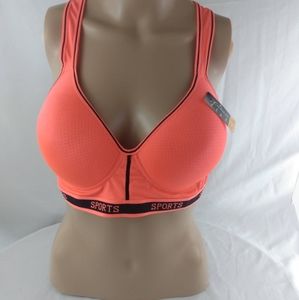 Lukasi Pink & Royal Blue Sport Bra Bundle